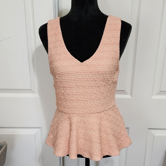 Forever 21 peplum Tankd Top size S - Picture 1 of 12